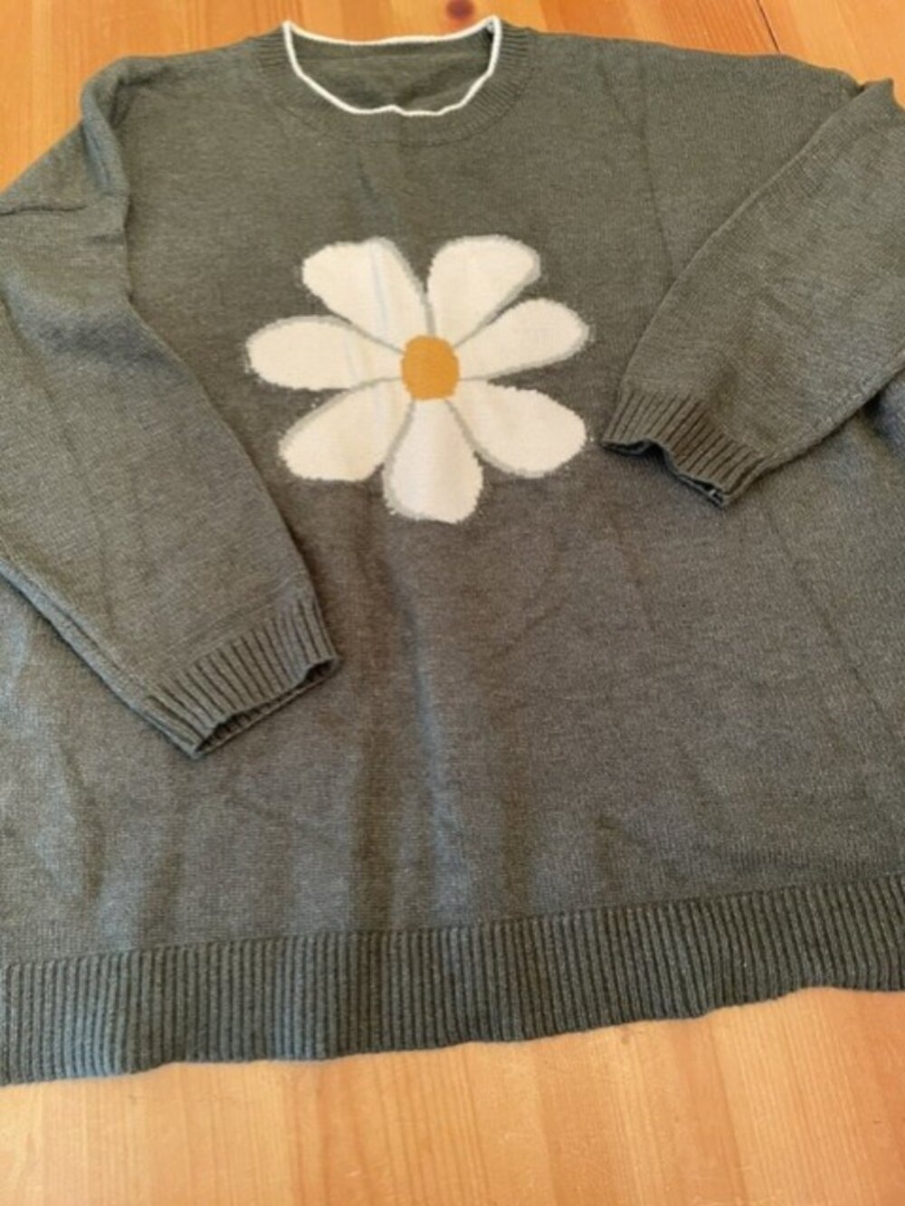NWOT BloomChic Floral Textured Crew Neck Pullover, Plus 22-24